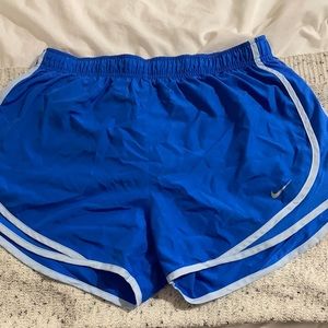 Blue Nike Dri-fit Shorts